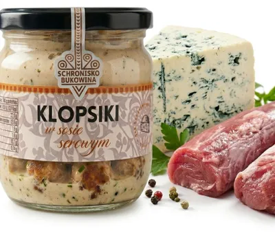 Image de Boulettes en sauce fromagère, marque Schronisko, 380 g