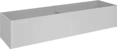 Obrázek produktu pro Vyvýšený záhon biohort 4x1 397 x 102 x 77 cm stříbrná metalíza