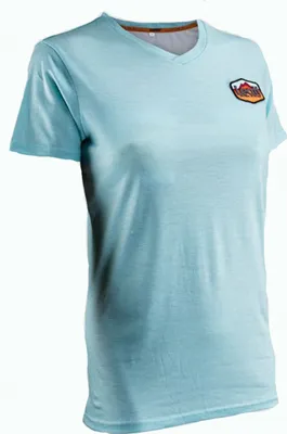 Productafbeelding van Leatt Premium T-shirt voor dames, kleur teal, model 2024, maat L