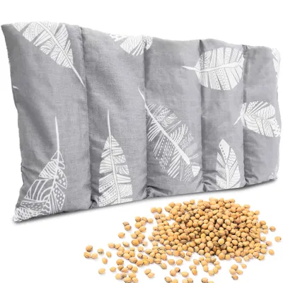 Produktbild von Amilian Kirschkernkissen ca. 55x20cm - Wärmekissen Kirschkern - Sack - Wärmekompresse - für Kinder Erwachsene - ideal als Massagekissen Kältekissen