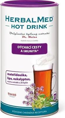 Immagine prodotto di HerbalMed Bevanda calda Dr. Weiss - vie respiratorie e immunità 180 g