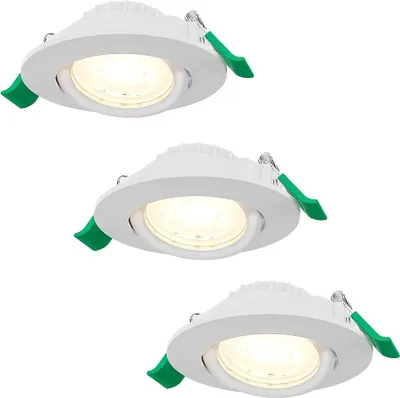 Image de HOFTRONIC - Spot LED encastrable orientable 6W 570lm CCT 2700K/4000K/6000K Blanc