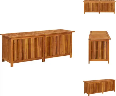 Zdjęcie produktu dla vidaXL Skrzynia ogrodowa 150x50x58 cm z litego drewna akacjowego - Skrzynie ogrodowe