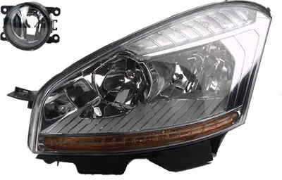 Produktbild von Scheinwerfer passend für Citroen C4 Picasso 07-10 H7 H1 Li. + Nebelsche. 00006208A8 6208A8 8200074008 6202E1 00006202E1 6710027 0000620 Johns
