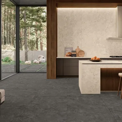 Zdjęcie produktu dla CASA39 Płytki imitujące kamień, czarne, 90 x 90 cm, Margres Evolution