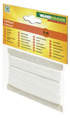 Produktbild von Windhager 10702 Raffband, Zubehör für Seilspannmarkise / Sonnensegel, weiß (4 m)