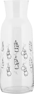 Produktbild von Clayre & Eef Karaffe 1000 ml Transparant Glas Kaninchen