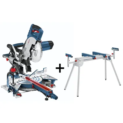 Produktbild von Bosch Professional Paneelsäge GCM 8SJL + Tisch GTA2600, Kapp-und