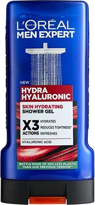 Immagine prodotto di Gel doccia idratante Uomo Expert Hydra Hyaluronic (Gel doccia) 300 ml
