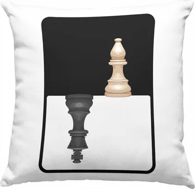 Produktbild von Trendation - Schach Geschenk Schachspieler Geschenkidee Deko-Kissen mit Füllung 40x40 Schachfiguren Grafik  (Grün)