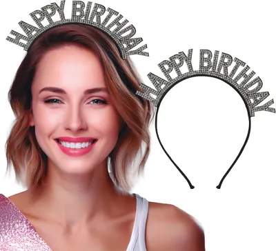 Immagine prodotto di Diadema per festa di compleanno d'argento accessori per feste festeggiamenti copricapo estate feste di laurea festa glamour glitter, colore: argento