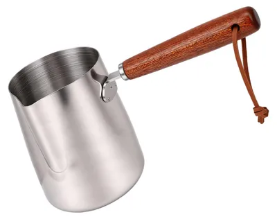 Zdjęcie produktu dla Spieniacz do mleka, stal nierdzewna, pojemność 350 ml