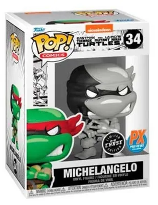 Immagine prodotto di Statuetta Funko POP Teenage Mutant ninja Turtles 34 Michelangelo chase