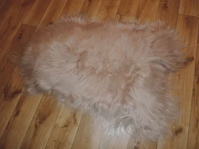 Image de Véritable peau de mouton d'Islande de première qualité Peau d'agneau Top Tanné Marron clair