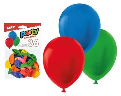 Immagine prodotto di Palloncino gonfiabile standard da 23 cm, 36 pezzi - MFP