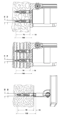 Immagine prodotto di KEUCO PLAN Care Set de fixation 2, 2xvis à bois à tête fraisée, 34991000100, 34991000100
