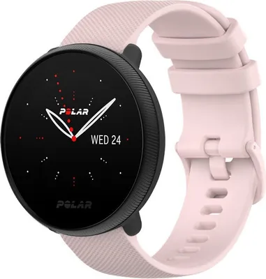 Produktbild von Strap-it Polar Ignite 2 Silikonarmband (Hellrosa)