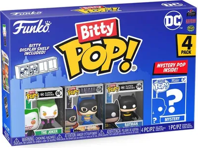 Produktbild von DC Bitty POP! Vinyl Figuren 4er-Pack The Joker 2,5 cm