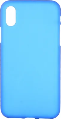 Produktbild von Mobigear Colors iPhone XS Max Hülle Flexibles TPU Backcover - Blau