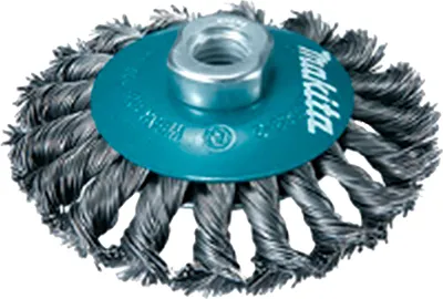 Produktbild von Makita Kegelbürste 115xM14 gezopft INOX - D-77584