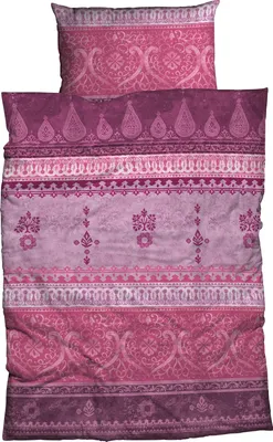 Produktbild von Casatex Bettwäsche Indi" pink-lila 1x 155x220 cm + 1x 80x80 cm"