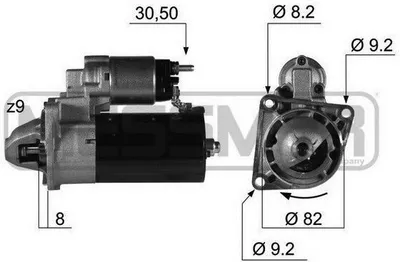 Produktbild von ERA 220346A Starter Anlasser 1,4kW für FIAT Ducato Kastenwagen (250, 290) 12V