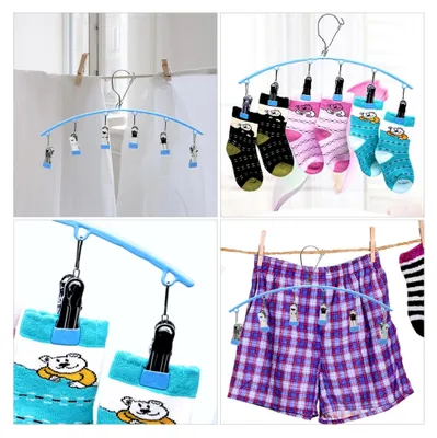 Produktbild von Edelstahl Sockenständer für Balkon, Bad und Innenbereich, geeignet für Unterwäsche und Socken