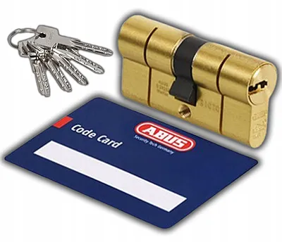 Produktbild von ABUS Profilzylinder 40/40 Messing mit Sperre 5 Schlüssel