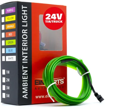 Produktbild von EINPARTS Innenraumleuchte EPAL2M GREEN 24V 2mm 2m