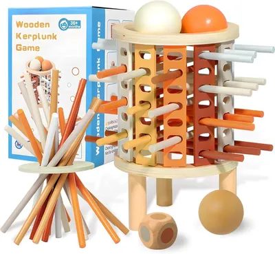 Image de Jeu de société Montessori en bois, 28 dés colorés, jouet éducatif, jeu de dés pour enfants