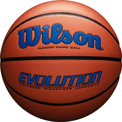 Produktbild von Wilson Evolution 295 Indoor Game Ball WTB0595XB0704, Basketballbälle, Unisex, Orange, Größe: 7