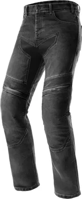 Image de Jean moto Rebelhorn Eagle 4, coupe régulière, noir délavé, taille 38/34