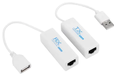Obrázek produktu pro USB 2.0, 200M, prodlužovací kabel RJ45, ethernetový adaptér