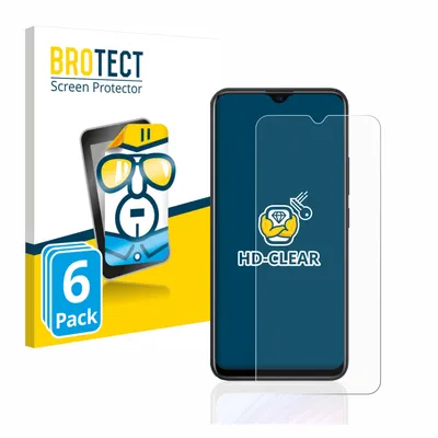 Produktbild von 6x Für Xiaomi Redmi Note 8T Schutzfolie BROTECT Displayschutz Display Schutz Folie Klar Transparent