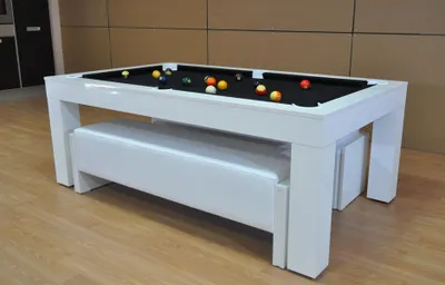 Immagine prodotto di Tavolo da biliardo, tavolo da pranzo, tavolo multifunzione 2 in 1, tavoli per la sala da pranzo, biliardo