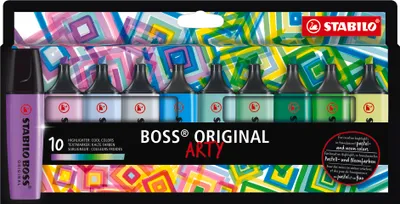 Immagine prodotto di STABILO BOSS ORIGINAL evidenziatore 10 pz Punta smussata Multicolore