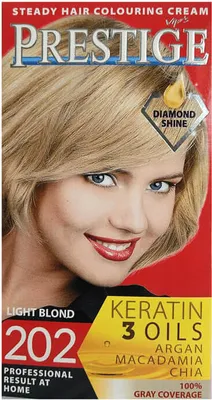 Obrázek produktu pro Vip's Prestige permanentní krém barva na vlasy 202 světle blond 115 ml