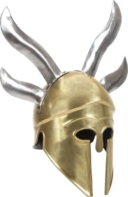 Produktbild von Griechischer Krieger-Helm Antik Replik für LARP Messing Stahl