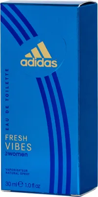 Produktbild von Adidas Fresh Vibel for women Eau de Toilette Spray 30 ml