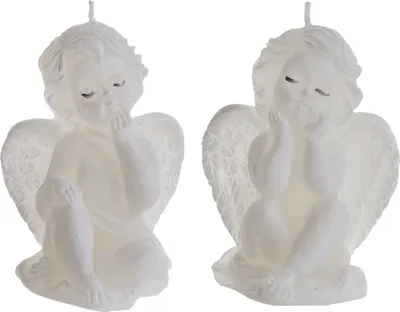 Zdjęcie produktu dla Nohel Garden Candle Angel Screened Christmas 9cm 85g