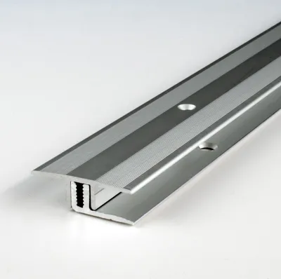 Produktbild von PROVISTON | Übergangs- & Ausgleichsprofil | Aluminium | 33 x 7 - 15 x 2700 mm | Silber | Bodenprofil | Metallprofil | Übergangsschiene