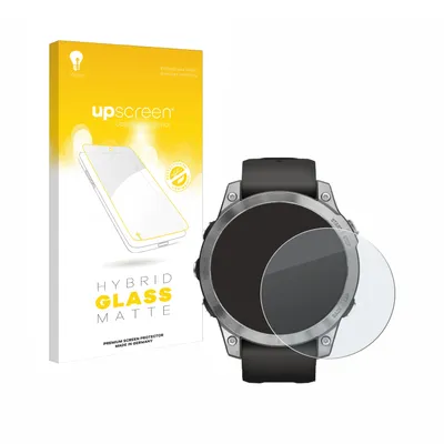 Produktbild von upscreen Entspiegelungs Schutzglas für Garmin Fenix 7 (47 mm) Schutzfolie Panzer Folie Glas Display Schutz matt