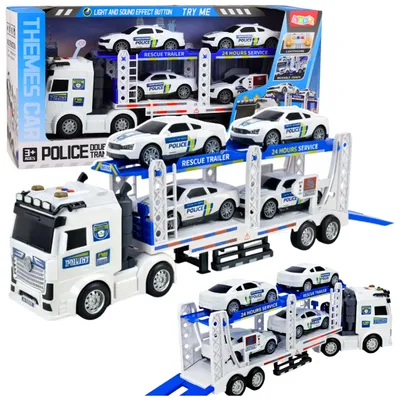 Immagine prodotto di Camion della polizia Carro attrezzi Trasporto Auto della polizia Auto Luci Suoni