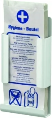 Produktbild von Hygienebeutelhalter Weiß (Papiertüten), groß