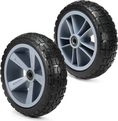Image de Roue en nylon de 10 pouces, capable de supporter une charge de 150 kg, pour chariot de kayak et bateau