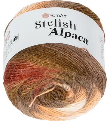 Immagine prodotto di YarnArt Stylish Alpaca Garn: 75% Acryl, 25% Alpaka, caldo e resistente, 525m/150g