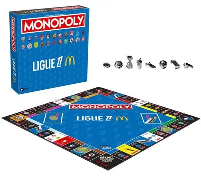 Image de MONOPOLY - Ligue 1 McDonald's - Jeu de société - WINNING MOVES - 2 a 6 joueurs - Des 8 ans