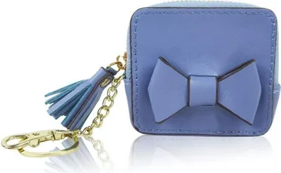 Produktbild von Schleife Münzgeldbörse Blau - Stilvoll und Praktisch KP6884