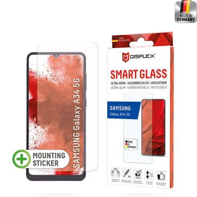 Obrázok produktu pre Displex Premium Smart FlexiGlass tvrdené sklo - Samsung Galaxy A34 5G - Priehľadná