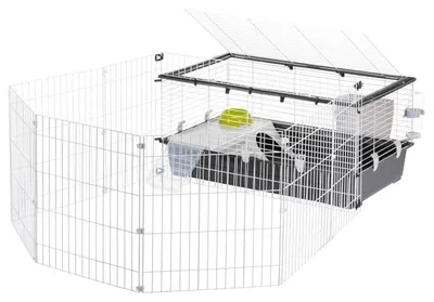 Productafbeelding van Ferplast Parkhome 100 uitloopren voor konijnen en cavia’s 95x177,5x56CM